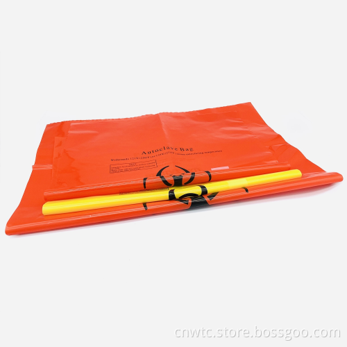 Medical Grade Biohazard Waste Bags - Yellow, Red, and Black Autoclavable Garbage Bags for Safe Disposal